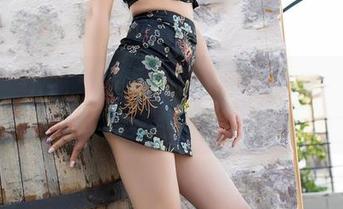 MiStar魅妍社 - 岑苑之高清写真:穿泳装的她,水里的鱼都害羞了!