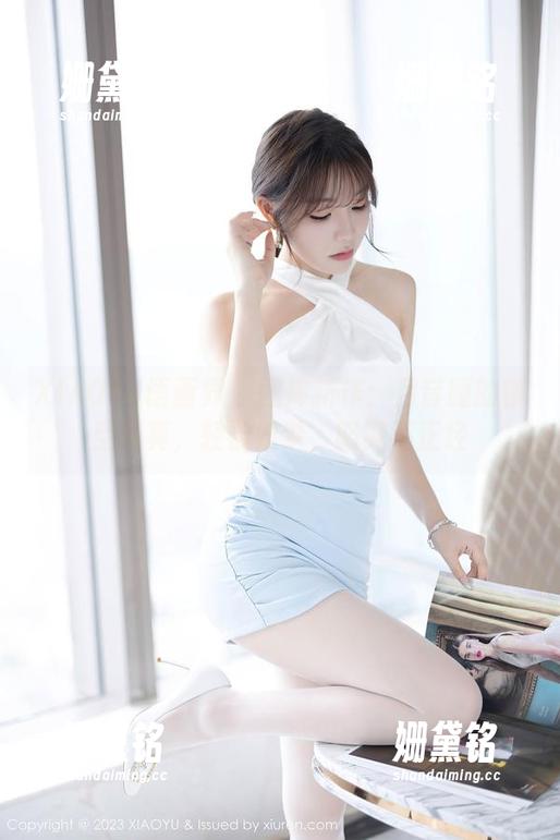 XIAOYU语画界 - 图库新作：月音瞳的镂空写真，轻盈如梦，略微不正经