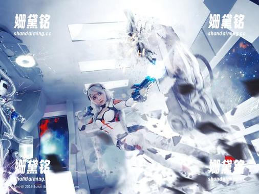 菠萝社 - 不可思议，柳侑绮的海中少女合集，海洋也变得绯红。