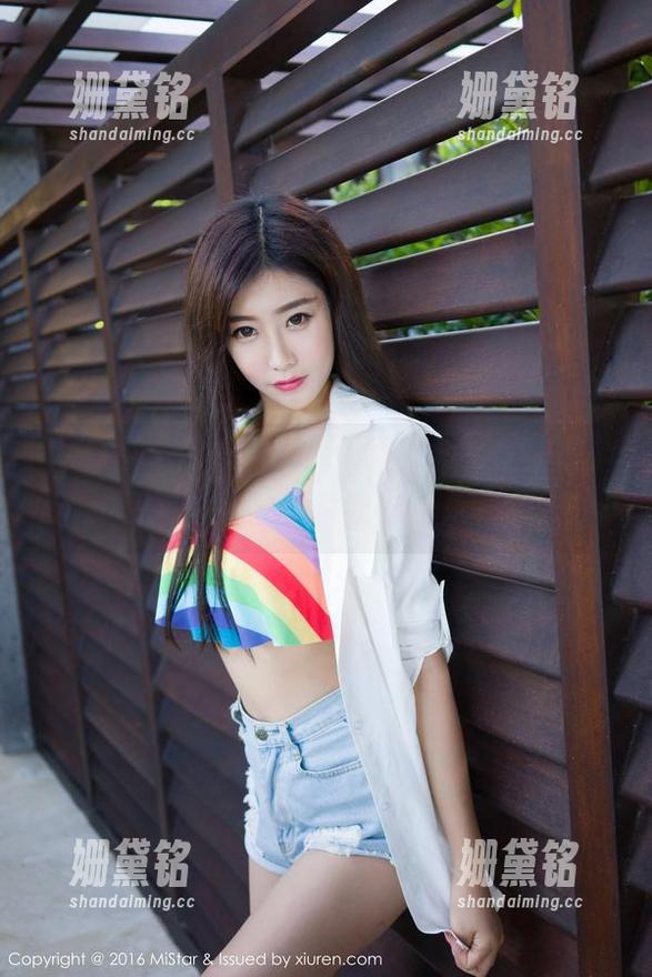 魅妍社-斯戴媛Amy 魅妍社 - 当斯戴媛Amy碰上学妹,高清作品满分,生动得我都想点赞了